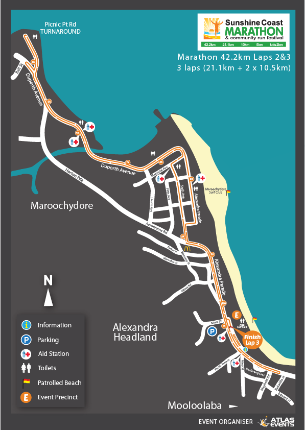 Sunshine Coast Marathon 2021_Marathon Lap 2 9 11 August 2024